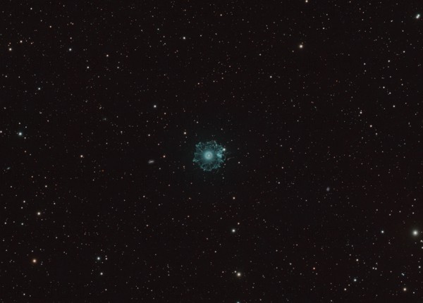 NGC6543, Cat's eye nebula, planetary nebula in the constellation Dragon