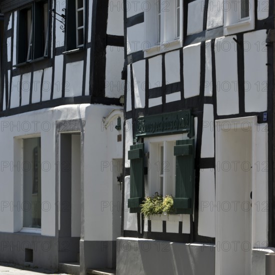 Half-timbered houses in Königswinter, Siebengebirge, North Rhine-Westphalia, Germany