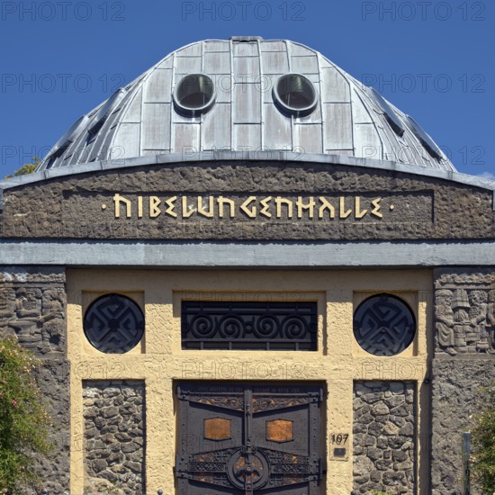 Nibelungenhalle, domed building based on an idea by Hermann Hendrich, Königswinter, North Rhine-Westphalia, Germany