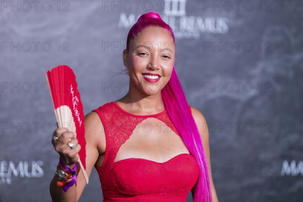 Djamila Celina (DJane) at the Remus Lifestyle Night on the roof terrace of the Pure Salt Hotel in El Toro, Magaluf, Majorca, Spain on 31/07/2025