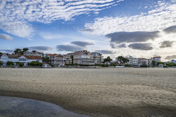 Marina and Beach in Arcachon, Gironde, France