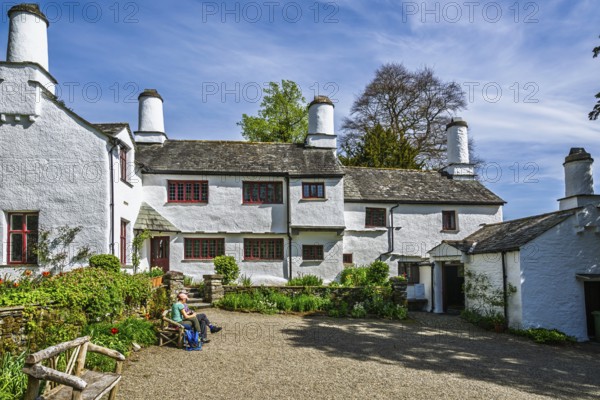 Townend house, National Trust, Troutbeck, Windermere, Lake District, Cumbria, England, United Kingdom