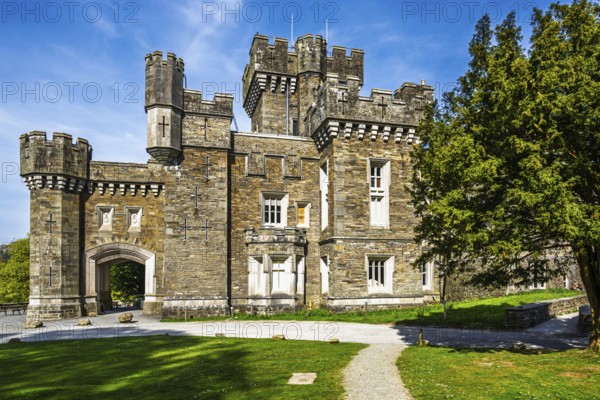 Wray Castle, Lake Windermere, Ambleside, Lake District, Cumbria, England, United Kingdom