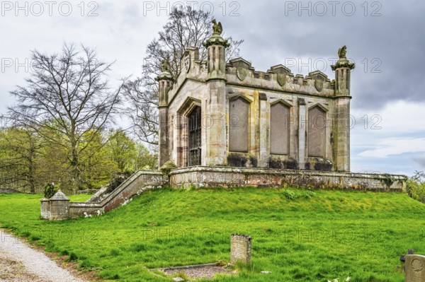 St Michael Church and Cemetery, Lowther Castle and Gardens, Lowther, Cumbria, England, United Kingdom