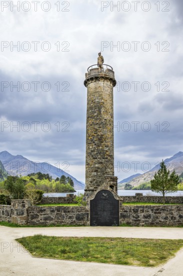 Glenfinnan Monument, Loch Shiel, Glenfinnan Viaduct, River Finnan, West Highland, Scotland, United Kingdom