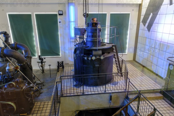 Kelag show power station Forstsee, on Lake Lake Wörth, Carinthia, Austria