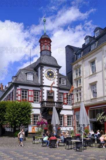 Old Town Hall, Market Square, Mayen, Vulkaneifel, Eifel, Rhineland-Palatinate, Germany