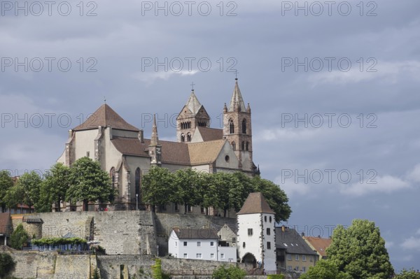 Münsterberg with St Stephan's Minster, Breisach am Rhein, Baden-Württemberg, Germany
