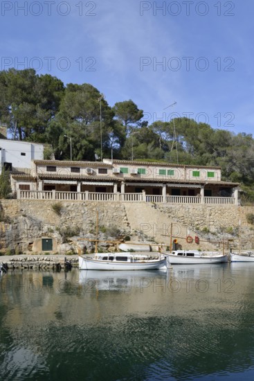 Boats in the fishing harbour of Cala Figuera, Majorca, Balearic Islands, Spain