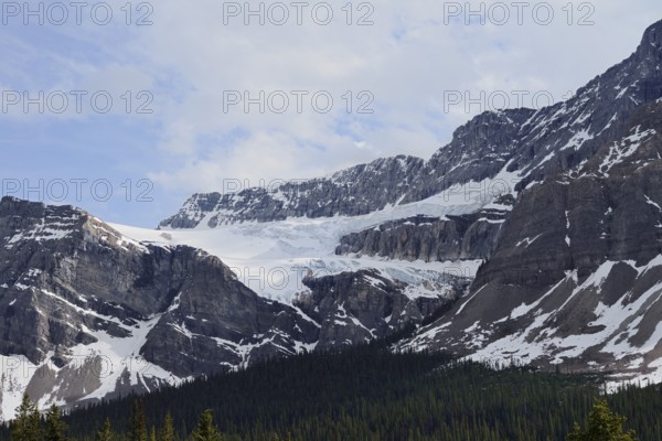 Crowfoot Glacier, Icefields Parkway, Banff National Park, Alberta, Canada