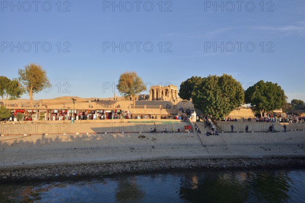 Ship landing stage and double temple of Kom Ombo, Kom Ombo, Egypt