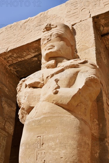 Statue at the Karnak Temple, Luxor, Egypt
