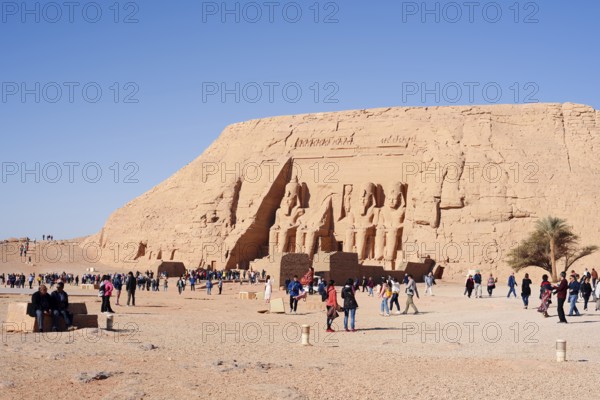 Great Temple of Ramses II, Temple of Abu Simbel, Nubia, Egypt