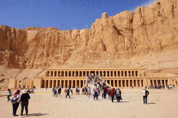 Temple of Hatshepsut, mortuary temple of Hatshepsut, Deir el-Bahari, Thebes, Luxor, Egypt
