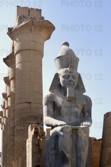 Statue of Ramses II, Luxor Temple, Luxor, Egypt
