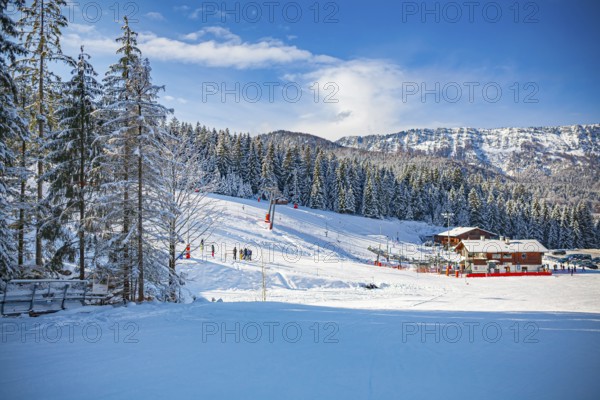 The Goetschen piste in Berchtesgadener Land, Bavaria, Germany