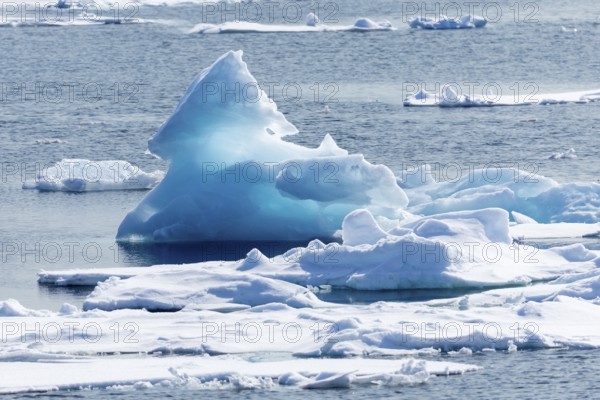 Iceberg, glacier ice, Faksevagen, Scandinavia, Spitsbergen