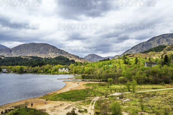 Loch Shiel, Glenfinnan Viaduct, River Finnan, West Highland, Scotland, United Kingdom