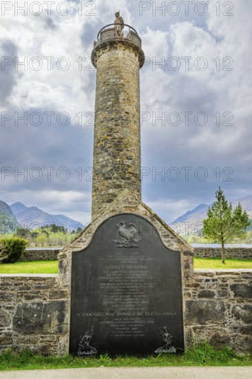 Glenfinnan Monument, Loch Shiel, Glenfinnan Viaduct, River Finnan, West Highland, Scotland, United Kingdom