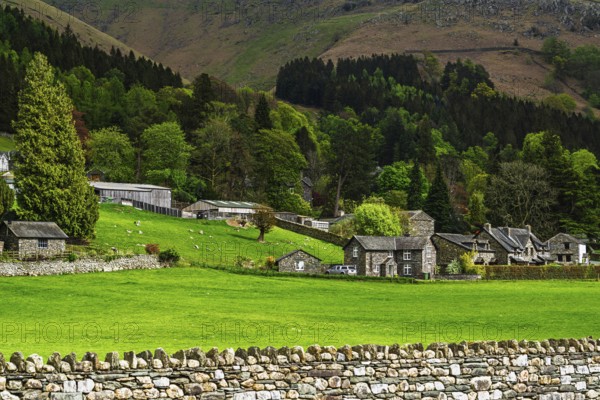 Grasmere Lake, Grasmere, Ambleside, Lake District, Westmorland, Cumbria, England, United Kingdom