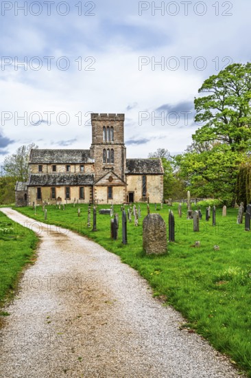 St Michael Church and Cemetery, Lowther Castle and Gardens, Lowther, Cumbria, England, United Kingdom