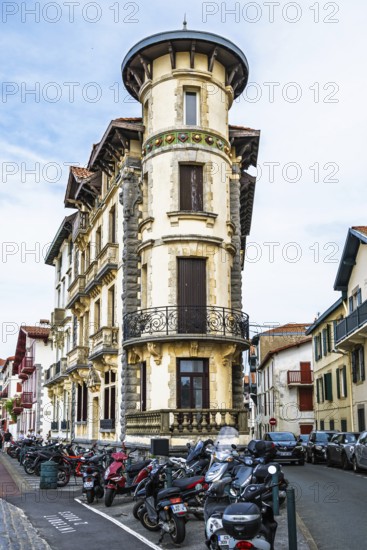 Beach and seaside in Saint-Jean-de-Luz, Nouvelle-Aquitaine, Pyrenees-Atlantiques, France