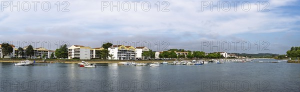 Panorama of Saint-Jean-de-Luz, Nouvelle-Aquitaine, Pyrenees-Atlantiques, France