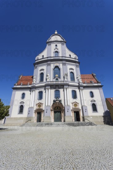 Basilica of St Anne at Bruder Konrad Platz, place of pilgrimage, Altötting, Upper Bavaria, Bavaria, Germany