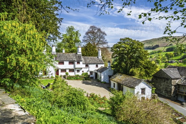 Townend house, National Trust, Troutbeck, Windermere, Lake District, Cumbria, England, United Kingdom