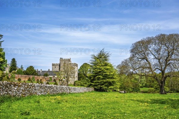 Sizergh Castle and gardens, Helsington, Cumbria, England, United Kingdom