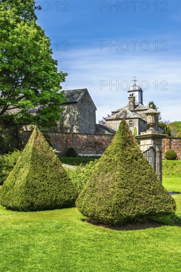 Sizergh Castle and gardens, Helsington, Cumbria, England, United Kingdom