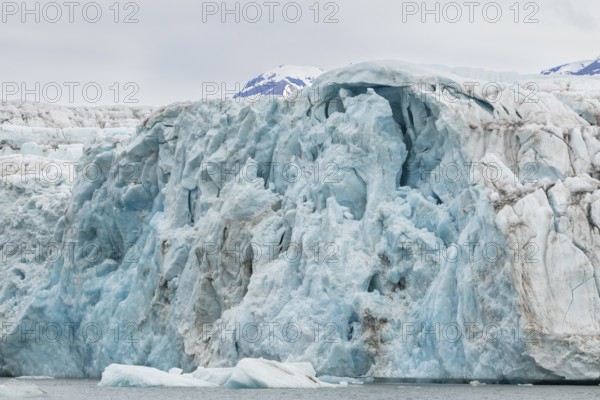 Glacier tongue, Konowbreen, Spitsbergen, Svalbard