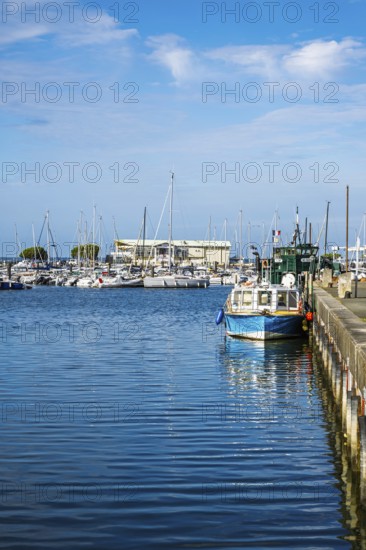 Marina and Beach in Arcachon, Gironde, France