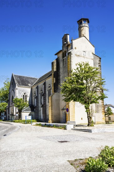 Church in Capbreton, Landes, Nouvelle-Aquitaine, France
