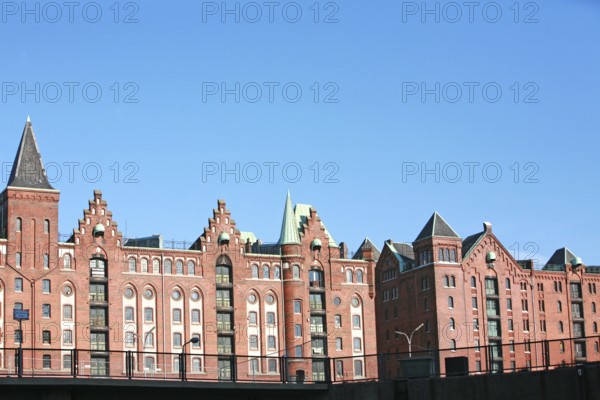 Brick Gothic, Historic building, Warehouses, Hamburg, Germany
