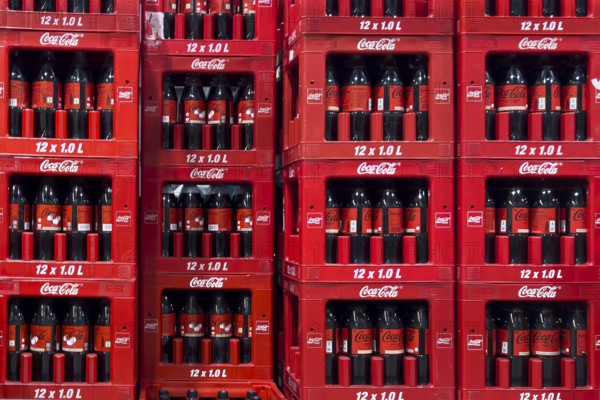 1 liter bottles of sugary drink soft drink Coca Cola, Germany