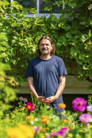 Dr. Stefan KnÃ¼ppel, Director of the Hans Fallada Museum, Carwitz, Feldberger Seenlandschaft, Mecklenburg Lake District, Mecklenburg-Western Pomerania, Germany