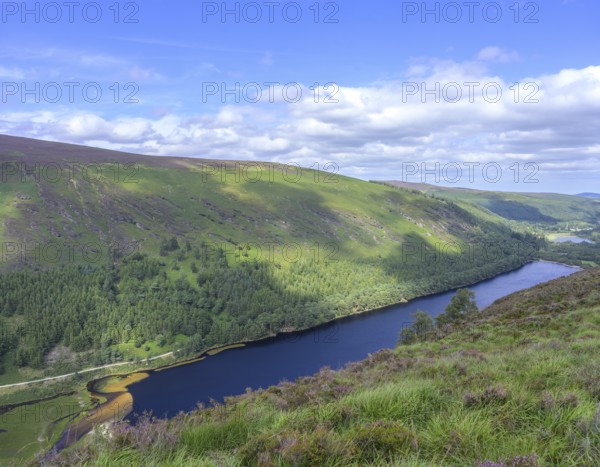Upper Lake, Wicklow Mountains National Park, Glendalough, Brockagh, Co. Wicklow, Ireland