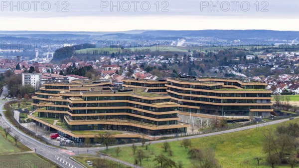 Lidl, head office of the food discounter. Exterior view of the main building. The company is part of the Schwarz Group, which also includes Kaufland as a full-range food supplier. Bad Wimpfen, Baden-WÃ¼rttemberg, Germany