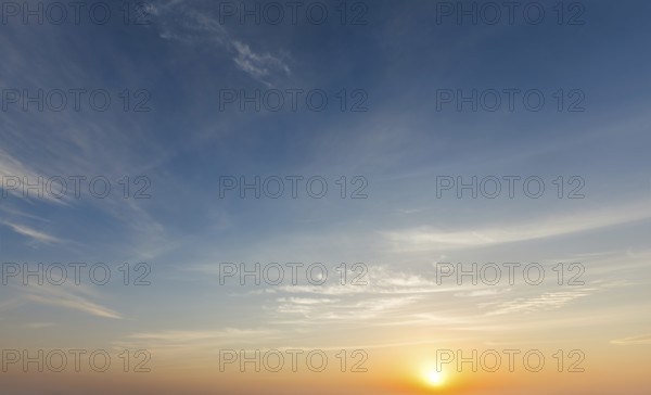 Beautiful dramatic scenic sunset sky background