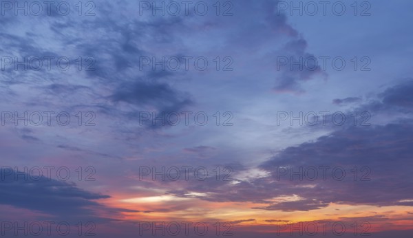 Beautiful dramatic scenic after sunset sky background after sunset