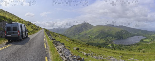 Drive to Healy Pass on the right Glanmore Lake, Coolcreen, Glanmore, Kerry, Ireland