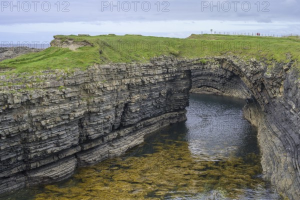Seaweed in the water at Bridges of Ross, Kilballyowen, County Clare, Ireland