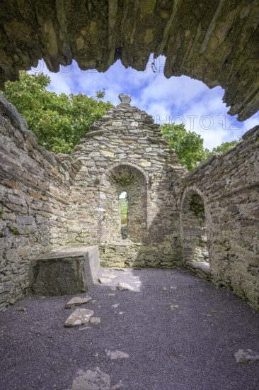 Church ruins of, Kilmalkedar, Kerry, Ireland