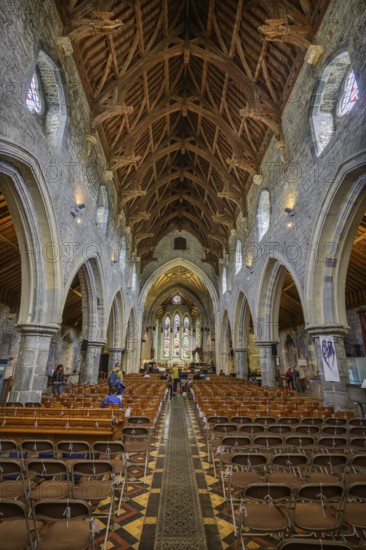 Interior view of St. Canice's Cathedral, Kilkenny, County Kilkenny, Ireland