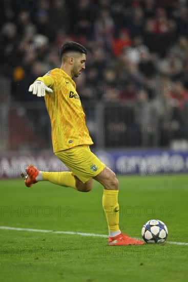 Goalkeeper Rui Silva Sporting Lisbon SCP (01) Action at Bal Champions League, Allianz Arena, Munich, Bavaria, Germany