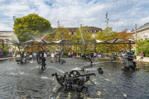 Tinguely Fountain, Carnival Fountain, Basel