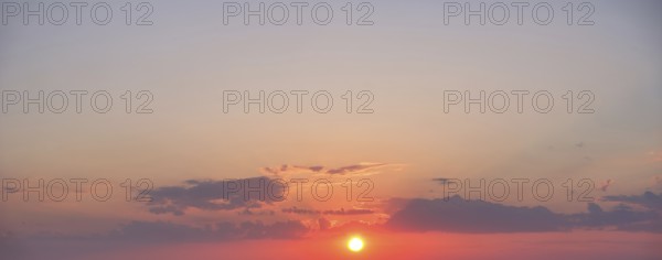 Beautiful dramatic scenic sunset sky background