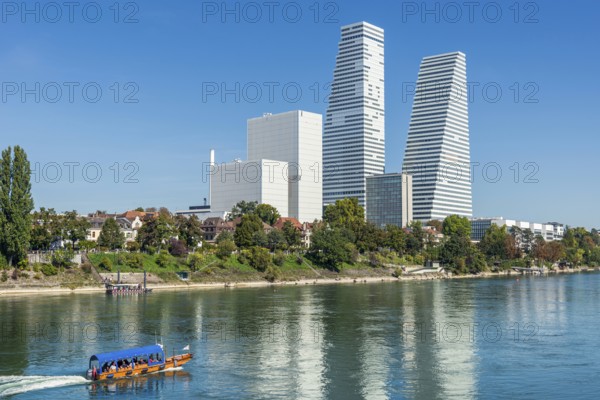 Roche Tower on the Rhine in Basel