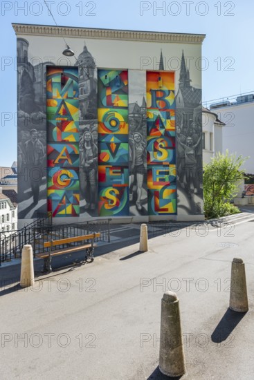 Malaga loves Basel, street art at Kohlenberg, Basel